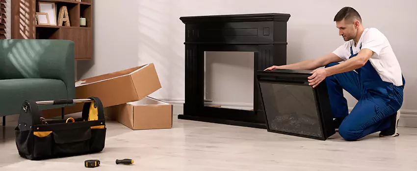 Old Rusted Metal Fireplace Repair And Replacement in Tifton, GA